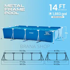 Intex Rectangular Swimming Pool 300x200x75cm