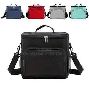 Large Capacity Lunch Box Bag With Strap Insulated