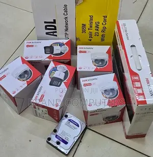 Hikvision 4-Channel IP CCTV Kit na Usiku wa Rangi