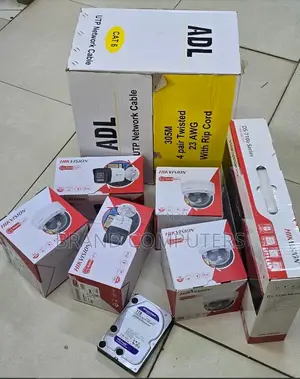 Hikvision 4-Channel IP Camera Set yenye Sauti
