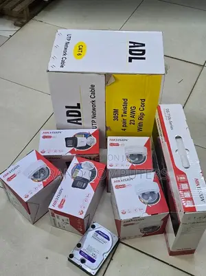Hikvision 4-Channel Smart Hybrid IP CCTV Kit na Sauti
