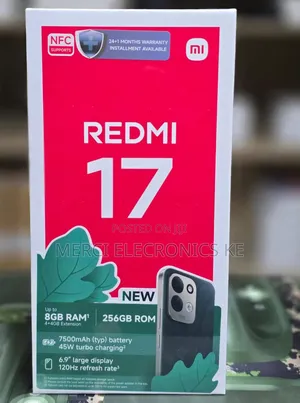 Xiaomi Redmi 17 256GB Mpya Bluu