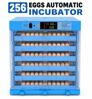 256 Mayai Incubator ya Kiotomatiki