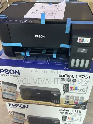 Epson L3251 Printer 3-in-1: Chapisha, Nakili, Changanua