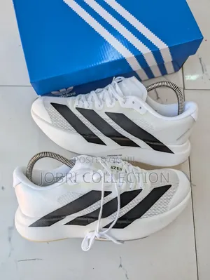Adidas Adizero White Striped Black Sneakers