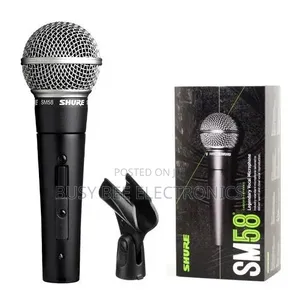Shure SM58S Dynamic Vocal Microphone na Switch ya On/Off