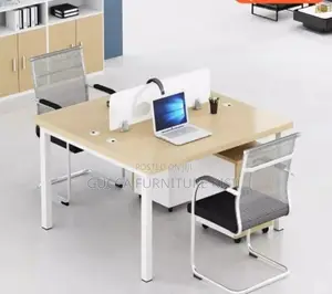 Workstation ya Kisasa ya Watu 2 Ofisini