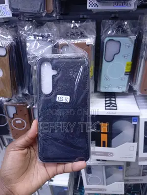 Kifuniko cha Simu cha Ngozi Bandia kwa Samsung Galaxy A55 5G