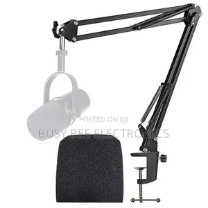 Shure SM7dB Dynamic Microphone with Built-in Preamp and Boom Arm