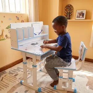 Meza na Kiti cha Mafunzo cha Watoto chenye Nguvu Nyingi