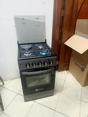 Nunix 50×55 New Model 3 Gas + 1 Rapid Electric Free Standing Cooker