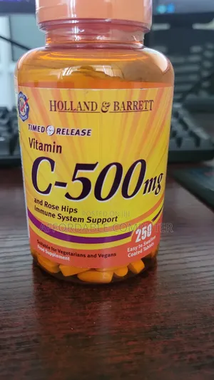 H&B Vitamin C 500mg - Vidonge 250 Vilivyofunikwa