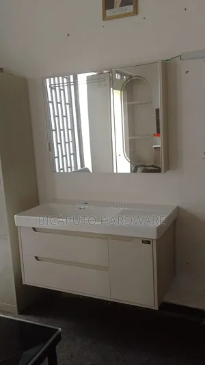 Kabati la Vanity na Kioo cha LED