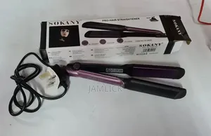 Professional 2-in-1 Ceramic Flat Iron Hair Straightener