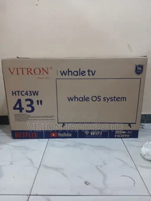 New Vitron 43" Smart Android Frameless TV