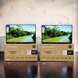 Solarmax 43 Inch Smart Android QLED TV - Mauzo ya Mwisho