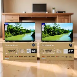 Solarmax 43 Inch Smart Android QLED TV - Flash Sale