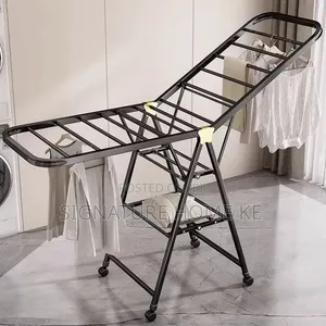 Movable Foldable Laundry Drying Rack
