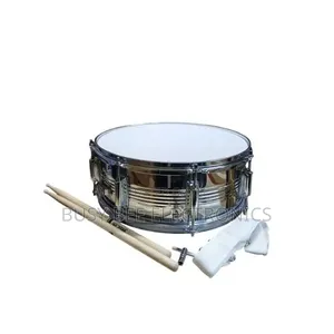 Portable Snare Drum Full Set with Drumsticks, Strap, Key
