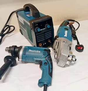 Makita Welding Set with Grinder and Drill