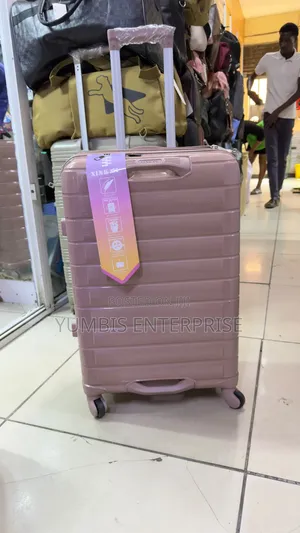 Rose Gold Large Size 28" Rubber Suitcase