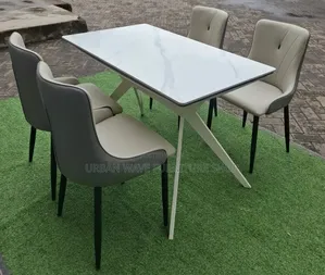 Brand New Rectangular Dining Table Set (4 Seaters)