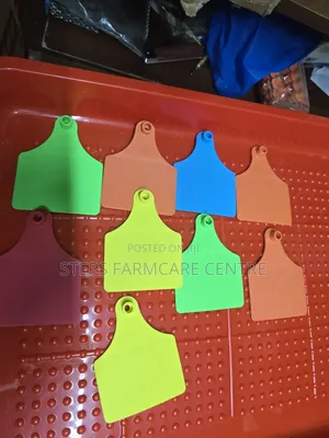 Multi-Coloured Cow Tags