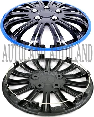 13" Multi-Spoke Sporty Wheels with Blue Trim Ring