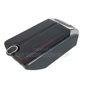 Universal Multi-Layer Car Center Console Armrest Box with Double Door