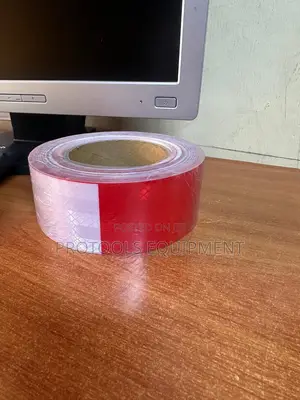 White & Red High Density Reflective Tape