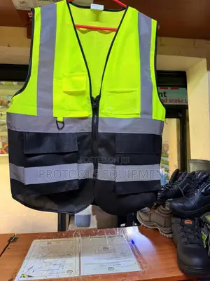 Green & Black Reflector Jacket