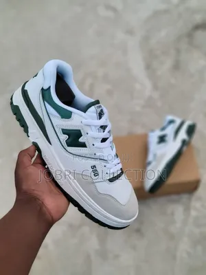 New Balance 550 Sneakers - Nyeupe/Kijani