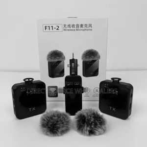 F11-2 Wireless Mic ya Lavalier kwa iPhone/Android