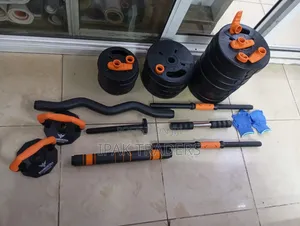 Set ya Dumbbells & Kettlebells za Plastiki Zilizofunikwa 40kg
