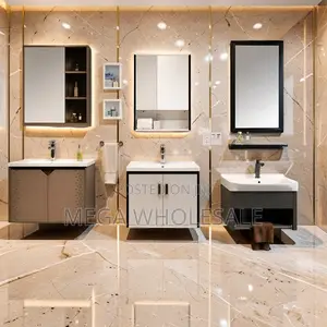 Wall Mounted Bathroom Vanity Cabinet with Mirror