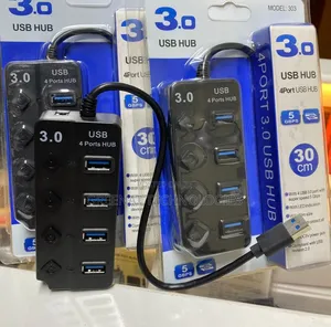 USB 3.0 Hub 4 Ports 5Gbps with Switches