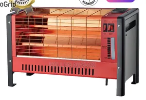 Nunix 3-Sided Quartz Room Heater na Humidifier