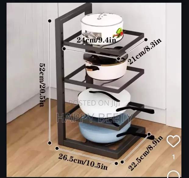 4 Layer Pot Rack - 1