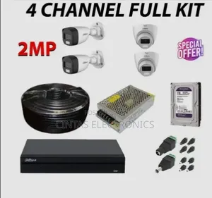 Dahua 4 Channel Full HD CCTV Kit (2MP)