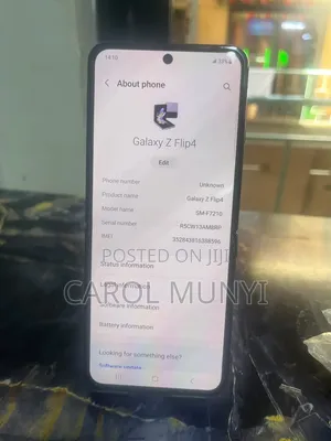 Samsung Galaxy Z Flip4 256GB Mpya Nyeusi