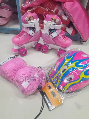 Kikosi Kamili cha Sketi za Rolla za Watoto Wachanga (Pink)