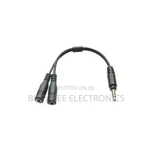3.5mm Kiume hadi 2 Kike Y Splitter ya Sauti