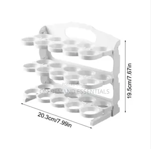 3 Layerd Foldable Egg Storage Rack