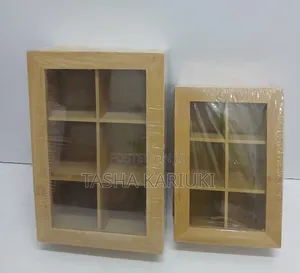 6 Slot Bamboo Tea Bag Organizer