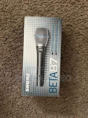 Shure Beta 87 Wired Vocal Condenser Microphone