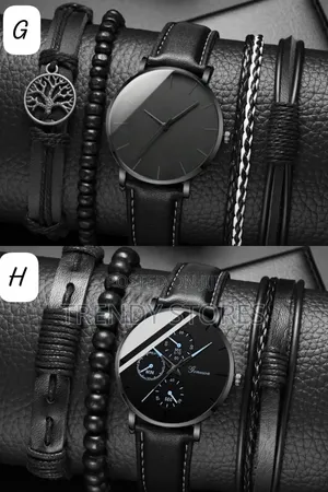 High-End Men's Gift Set: Watch & Bracelet