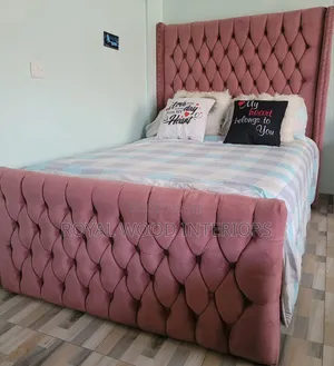 Modern Pink Chester Bed 4x6