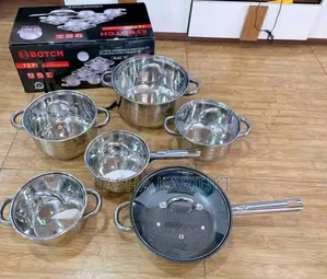 Botch Cookware ya Vipande 12 vya Stainless Steel