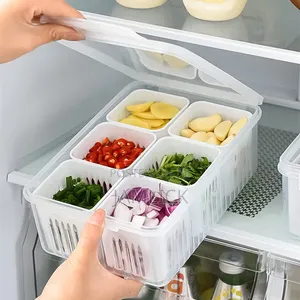 6-Grid Food Storage Container Na Lid