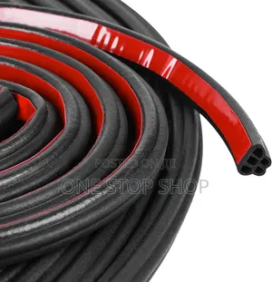 10m B-Shaped Double Layer Rubber Sound Insulation Sealing Strip